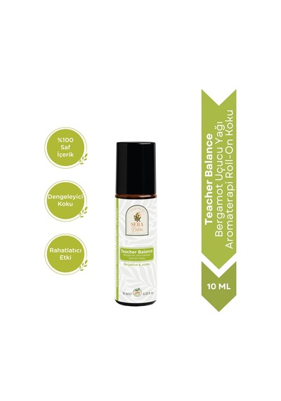 Teacher Balance Bergamot Uçucu Yağı Aromaterapi Roll-on Koku 10 Ml Dengeleyici & Rahatlatıcı