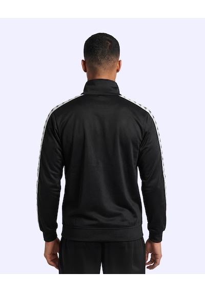 Kappa 222 Banda Andry Full Zip Erkek Siyah Regular Fermuarlı Eşofman Üstü