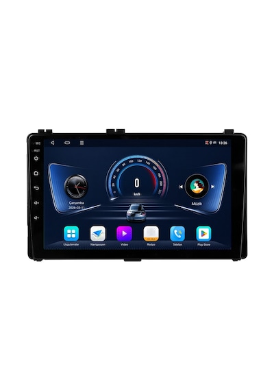 Toyota Corolla 2016-2018 Android Multimedya Carplay Android Auto Navigasyon Kameralı 8gb Ram 64gb 9"