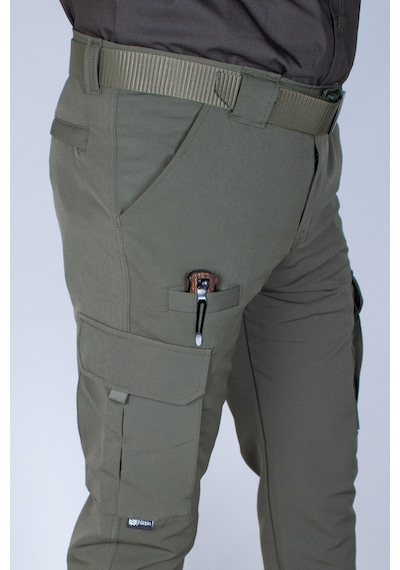 Nikbin Tactical Outdoor Taktik Pantolon Esnek Ürün Şık Tasarım- Hakiyeşil Yazlık Hakiyeşil