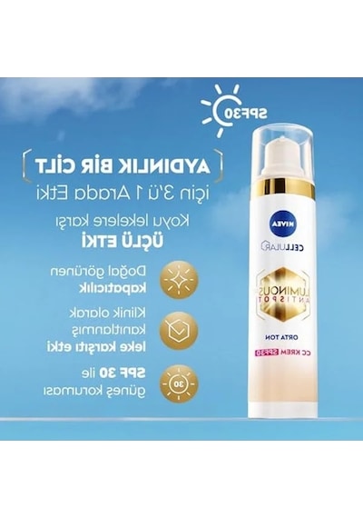 Nıvea Luminous630 Leke Karşıtı Krem Cc Fluid Spf30 Medium 40ml 0