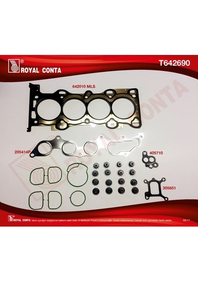 Royal T642690 - Üst Takım Conta Reınz S.lastikli Mondeo Iıı-ıv 2
