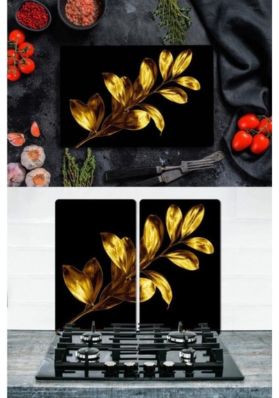 Takım Halinde Tek Buğday  20x30 cm Kesme Tablası ve 60x52cm Cam O