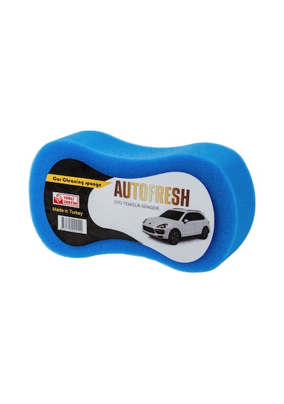 Autofresh Kıvrımlı Yumuşak Araç Yıkama ve Temizleme Süngeri 3'lü