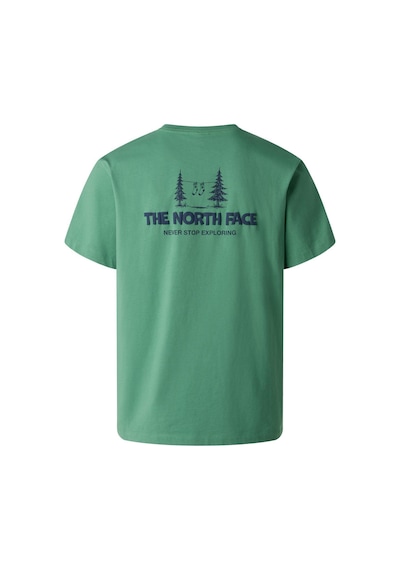 The North Face M Campıng Relaxed Short Sleeve Tee-graph Erkek Tişört Nf0a8gqmg571 Yeşil