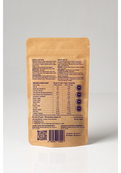 Kabuklu Çam Fıstığı 100 Gr 100 G