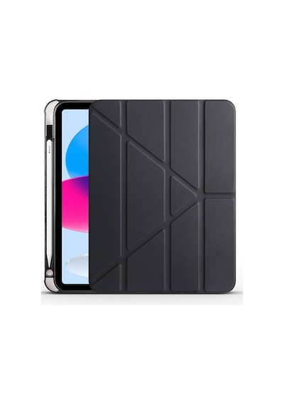 Samsung Galaxy Tab S6 Lite P610 / Sm-p620 Kılıf Kalem Bölmeli Farklı Stand Arkası Yumuşak Silikon Arka Kapak