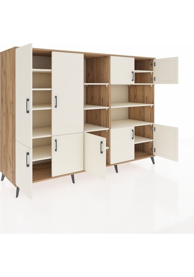Kronos Dolap 14 Raflı 9 Kapaklı 220x59x163 Çam-aytaşı Çam-aytaşı Kronos Dolap 14 Raflı 9 Kapaklı 220x59x163 Çam-aytaşı Çam-aytaşı
