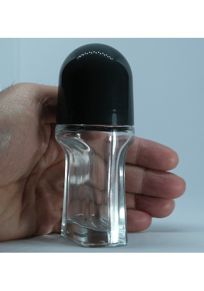 Roll-on Parfüm Şişesi 50 Ml 5 Adet Şeffaf Roll-on Boş Şişe