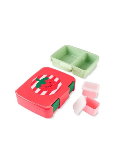 Skip Hop Spark Style Bento Beslenme Kutusu Çilek Kırmızı