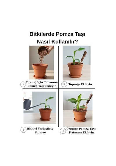 10 Litre 4-8 mm Ponza Taşı - Tarım Pomzası Volkanik