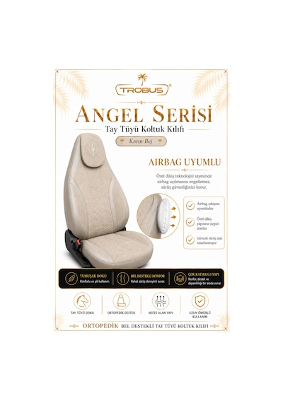 Subaru Xv 2012 Ve Sonrası Uyumlu Angel Serisi Tay Tüyü Koltuk Kılıfı Bej 24509949