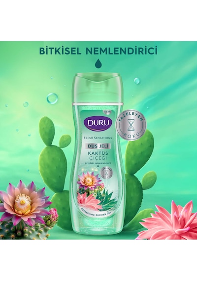 Duru Fresh Sensations Kaktüs Çiçeği Duş Jeli 6 x 450 ML