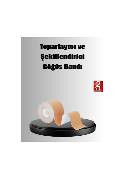 Hepsibayi Askısız Görünmez Göğüs Bandı Dekolteli Kıyafetler İçin Destekleyici Bant Ten Rengi