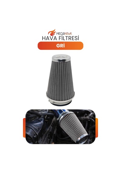 Hava Filtresi Gri Universal Açık Hava Filtresi Yüksek Akış