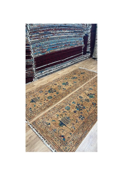 El Dokuma Afghan Halısı Turuncu
