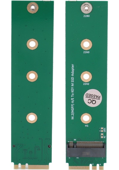 Tenfowee M.2 A/e Key'den M Key'e Nvme Ssd Dönüştürücü Adaptörü - 2230/2242/2260/2280 M2 Ssd'yi Destekleyen Pcıe Tabanlı Çevirici Kart