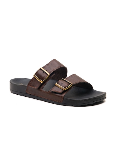 Carlaverde Anatomic Erkek Terlik 206005 Kahve Kahverengi