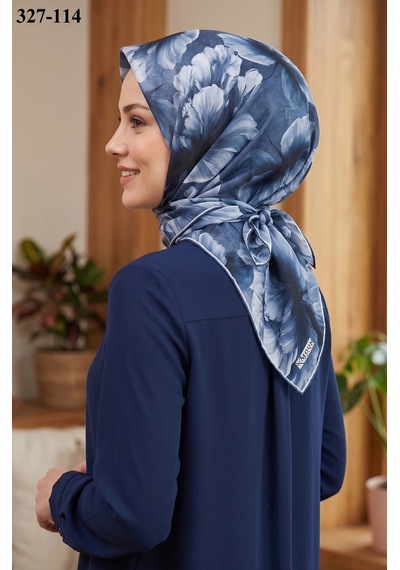 Moonscarfs Moonscarf Soft Pamuk Eşarp Gri 327-114 Çok Renkli