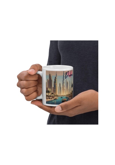 Dubai Kupa Bardak 2 Adet Seyahat Hatıra Dubai Mug