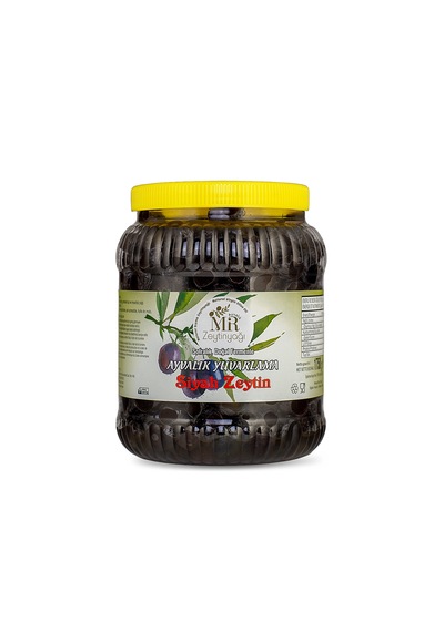 Sofralık Doğal Fermente Siyah Zeytin 1600 G