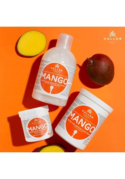 Mango Yağı İçeren 1000ml Nem Verici Ve Onarıcı Saç Bakım Maskesi