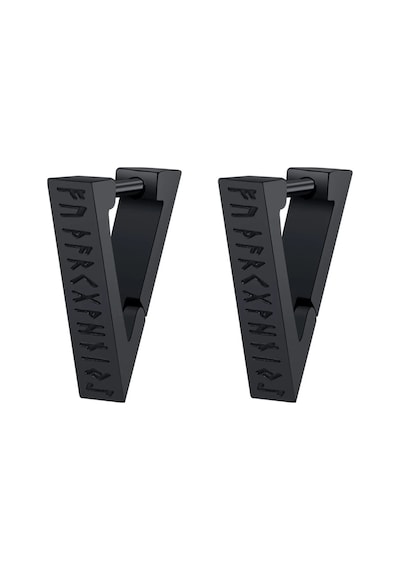 Viking Black Asgard Küpe Siyah