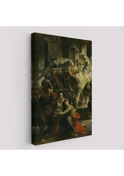 Es10 Pompeii'nin Son Günü Karl Pavlovich Bryullov Kanvas Tablo-6362 (35 x 50)