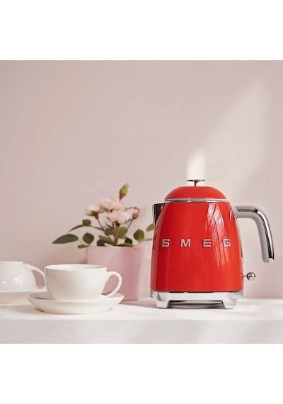 Smeg 50's Style KLF05 800 ML 1400 W Mini Su Isıtıcı Kettle Kırmızı
