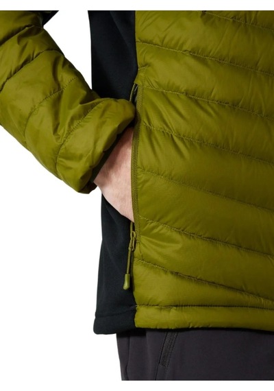 Helly Hansen Verglas Hooded Down Hybrid Insulator Jacket Erkek Mont Hha.63007.461 Yeşil Siyah
