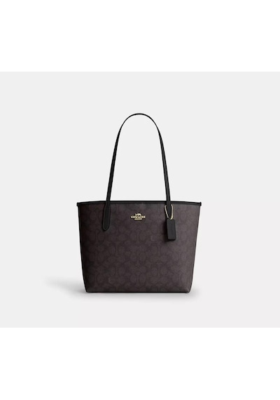 Coach Medium City Tote Bag Kadın Çanta Acı Kahverengi