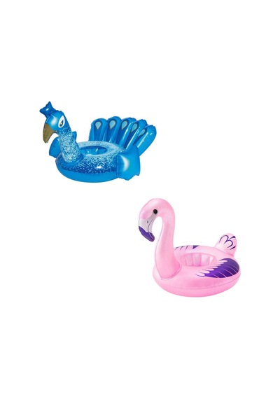 Flamingo & Tavus Kuşu Şekilli Bardaklık - 34127 Lisinya Çok Renkli