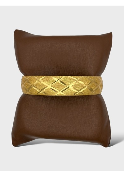 Arnes Jewelry Çelik 22 Ayar Altın Kaplama Bilezik Ar537nes Gold