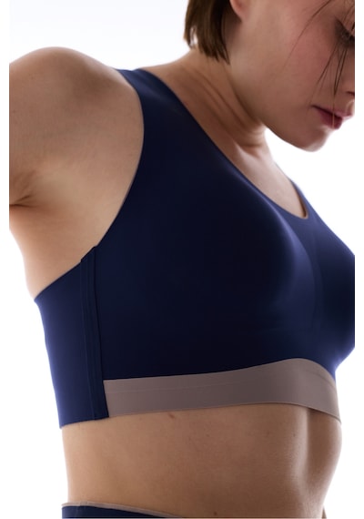 Penti Lacivert Contrast Zero Feel Spor Sütyeni