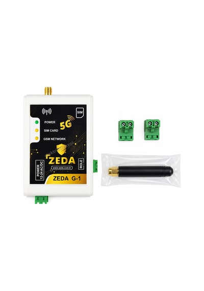 Zeda Gsm Sim Kartlı Uzaktan Kontrol Modülü Telefon İle Uzaktan Kumanda Cihazı 1no 6a Kontaklı 12v İl
