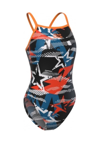 Mad Wave Kadın Mayo Women Swimsuit Antichlor Nera - Renkli - M/38 Çok Renkli