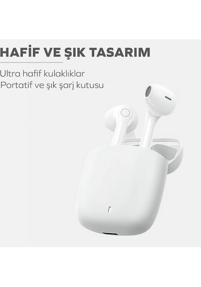 Woyax By Deji Curvy Bluetooth 5.3 HD Mikrofonlu Ultra Hafif HiFi Ses Kulak İçi Kulaklık