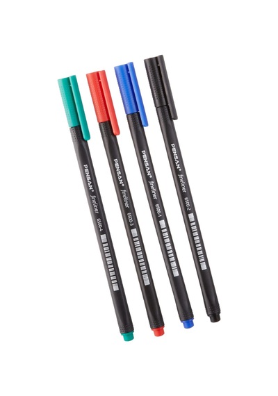 Pensan Fineliner Keçe Uç Kalem 0.4 Mm 10 Lu Plastik Kutulu 6500 Hp