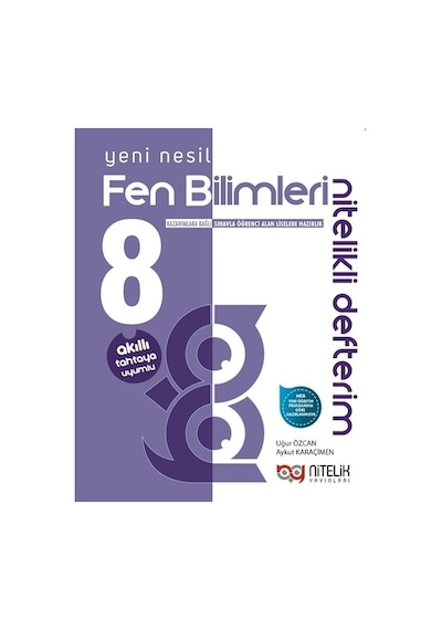 Nitelik 8. Sınıf Nesil Defter Fen Bilimleri