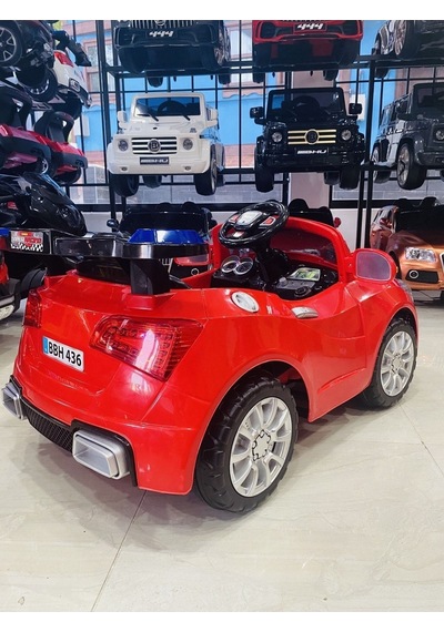 Audi Akülü Araba 0-6 Yaş Kırmızı