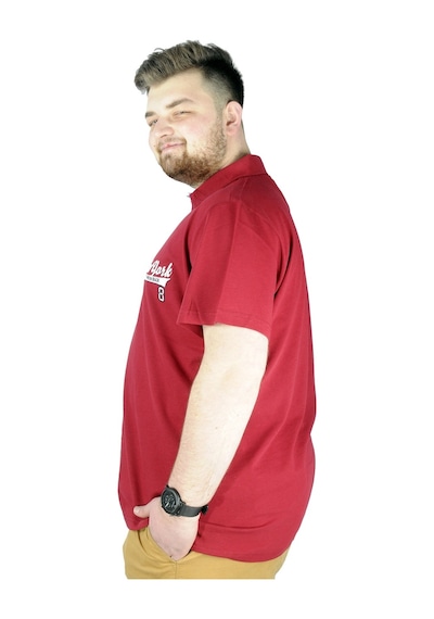 Mode Xl Erkek T Shirt Polo New York Throwback 22302 Bordo 001