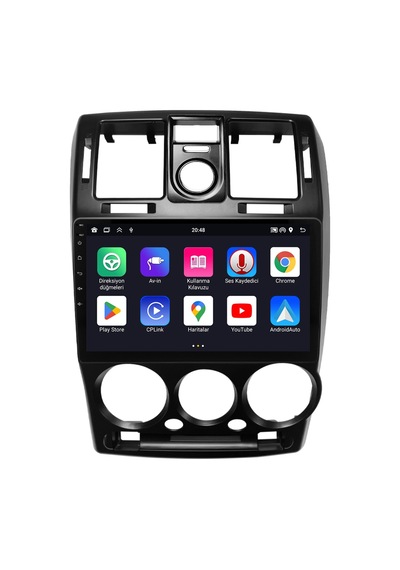 Hyundai Getz Android Multimedya Sistemi 2004-2011 4gb Ram, 64gb Hafıza, Bluetooth, Carplay & Android Auto Kamera  9"