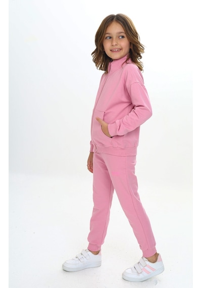 Toontoy Kids Toontoy Kız Çocuk Cool Style Baskılı Eşofman Takım Gül Kurusu