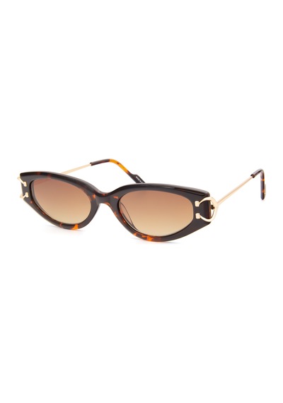 Zen Milano Eyewear Ct0589o-c03 53 Kadın Güneş Gözlüğü Kahverengi
