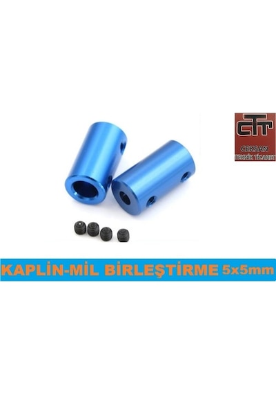 Kaplin Motor -Mil Birleştirme Aparatı 2 Adet 5X5Mm