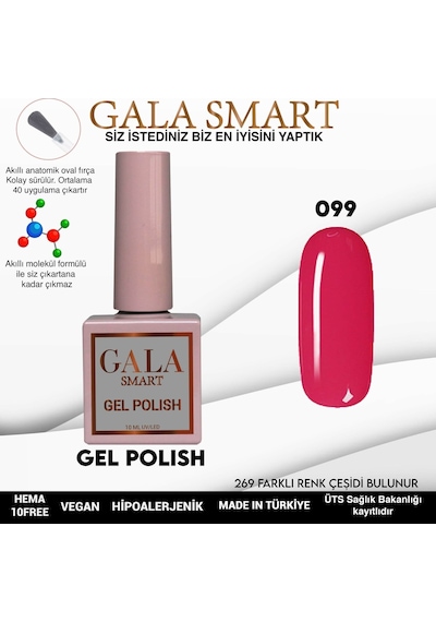 Gala Smart Classic Kalıcı Oje 10 Mle No:099
