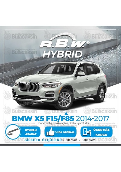 BMW X5 F15/F85 Ön Silecek Takımı (2014-2017) RBW Hibrit