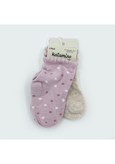 Katamino Forli 2'li Çorap 44138 Mürdüm