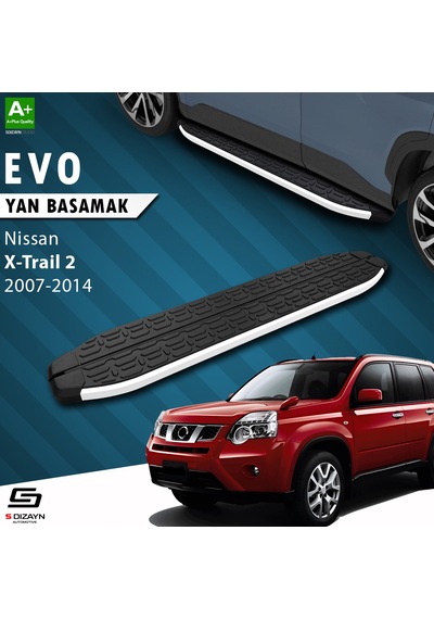 S-dizayn Nissan X-trail T31 Evo Aluminyum Yan Basamak 173 Cm 2007-2014