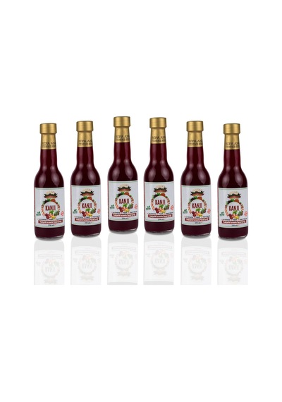 6 Adet Pancar Kanji 250ml. Cam Şişede